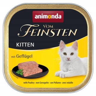 Animonda Katzen Nassfutter Vom Feinsten Kitten mit Geflügel