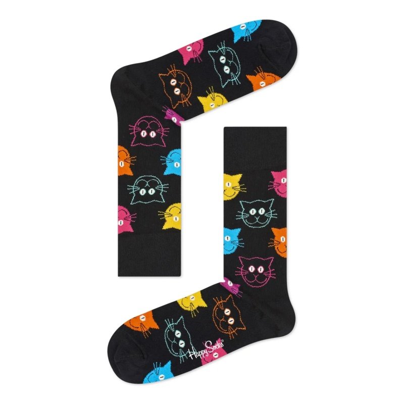 Thumbnail - Happy Socks Cat Sock 36-40