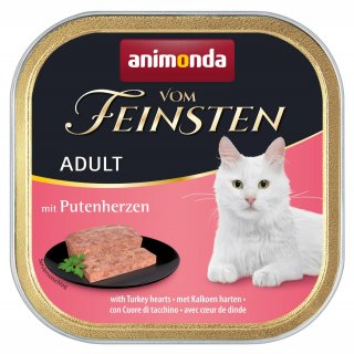 Animonda Katzen Nassfutter Vom Feinsten Adult mit Putenherzen 100 g