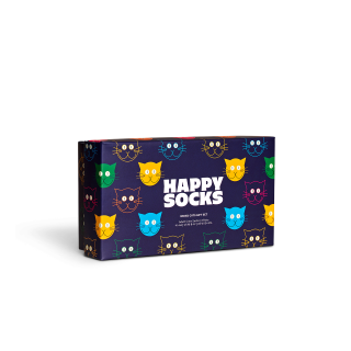 Happy Socks 3-Pack Mixed Cat Socks Geschenke Set