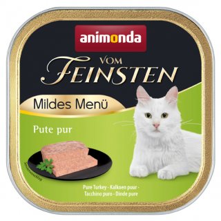 Animonda Katzen Nassfutter Vom Feinsten Mildes Menü Adult Pute pur 100 g