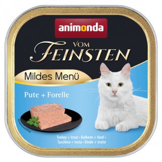 Animonda Katzen Nassfutter Vom Feinsten Mildes Menü Adult Pute + Forelle 100 g