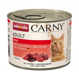 Animonda Katzen Nassfutter Carny Adult Rind 200 g