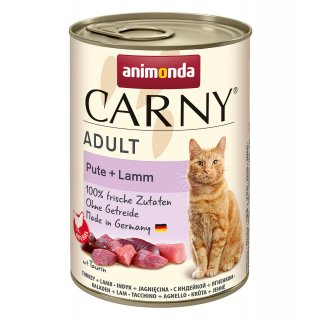 Animonda Katzen Nassfutter Carny Adult Pute + Lamm 400 g