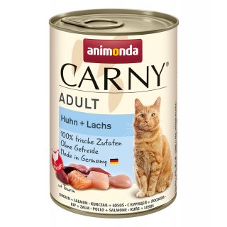 Animonda Katzen Nassfutter Carny Adult Huhn + Lachs 400 g