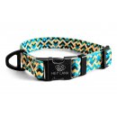 Hey Lana Hundehalsband Kunterbunt Gelb/Blau