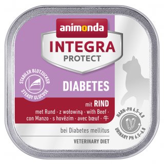 Animonda Katzen Nassfutter INTEGRA PROTECT Diabetes Adult mit Rind 100 g