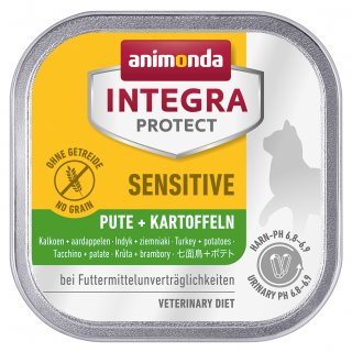 Animonda Katzen Nassfutter INTEGRA PROTECT Sensitive Adult Pute + Kartoffeln 100 g