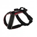 Julius-K9 Hundegeschirr Speed Schwarz/Rot S