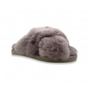 Thies Cross Damenhausschuhe Sandal Sheepskin doubleface Pink 42
