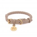 William Walker Hundehalsband Twisted Sand