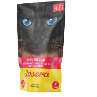 Josera Katzen Nassfutter Filet Huhn mit Rind 70g