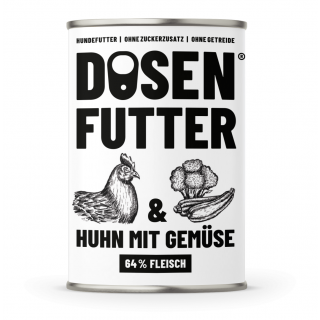 Schnauze&Co Hunde Nassfutter Huhn mit Gemüse