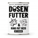 Schnauze&Co Hunde Nassfutter Rind & Reis 400g