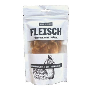 Schnauze&Co Hunde Snack Fleisch-Hühnerbrustfilet Schonend Luftgetrocknet 75g