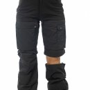 Arrak Damen Flexible Zip Off Hosen Anthrazit