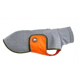 Theo & Emma Hundepullover Ludwig für Dackel mit Brustband Orange