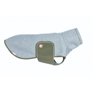 Theo & Emma Hundepullover Ludwig mit Brustband Oliv Mantel Größe 8 Brustband Größe 8
