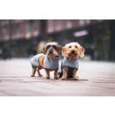 Theo &amp; Emma Hundepullover Ludwig mit Brustband Orange