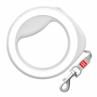 Collar WAUDOG Hundeleine R-Leash ringförmige Flexi Weiß