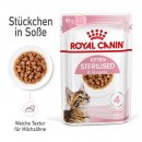 ROYAL CANIN KITTEN STERILISED Nassfutter f&uuml;r kastrierte K&auml;tzchen ab 6 Monaten 12x85 g