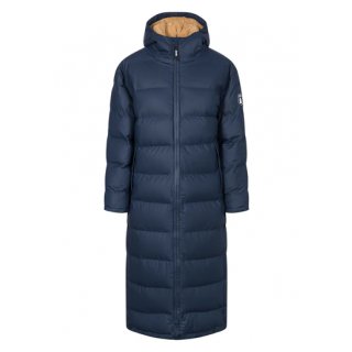 Derbe Damen Wintermantel Interholm Long Cozy Blau/Caramel