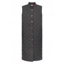 Derbe Damen Weste Quiltby Schwarz