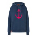 Derbe Damen Hoodie Anker Navy