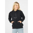 Derbe Damen Hoodie Matrosenrobbe Schwarz