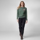 Fj&auml;llr&auml;ven Damen Pullover 1960 Logo Badge Sweater W Gr&uuml;n XS