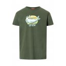 Derbe Herren T-Shirt Fishking Kombu Green