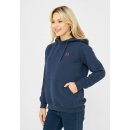 Derbe Damen Hoodie Robbenschnute Dunkelblau