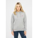 Derbe Damen Hoodie Robbenschnute Grey Melange