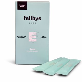 Fellbys Katzensnacks Liquid Ente 90g (6x15g)