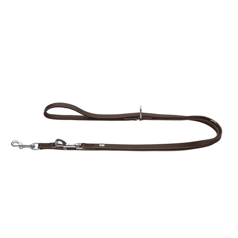 Hunter Verstellbare Führleine Arizona Up Braun Länge max. 200 cm | Breite 1,8 cm