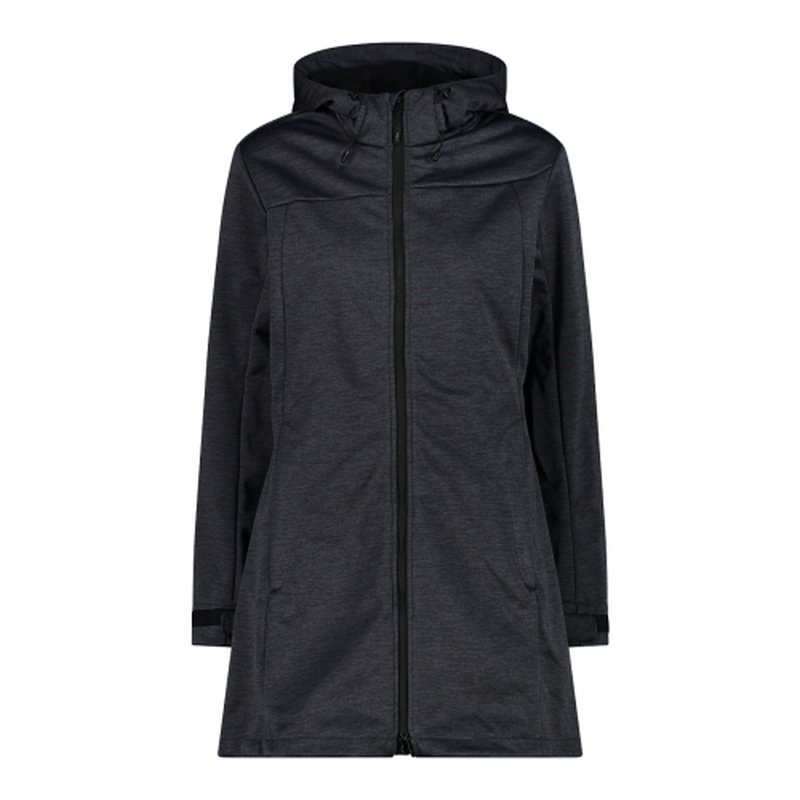 CMP Damen Kaputzejacke Schwarz 38