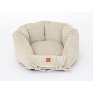 PET & CO. Hundebett Ronny Cord Sand