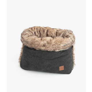 PET & CO. Hunde- & Katzensack Snuggle Cord Charcoal