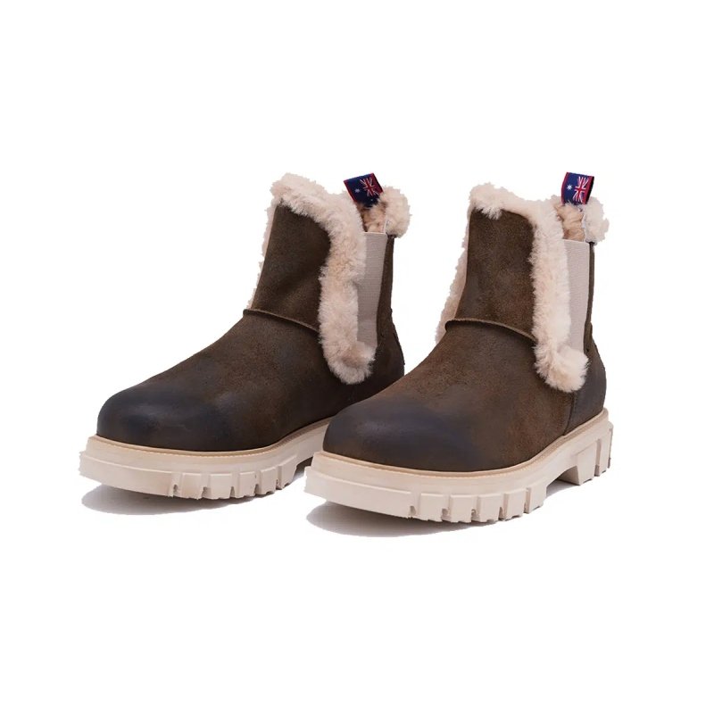 Blue Heeler Boots Mit Lammfell Damen Blue Heeler Chelsea Boots