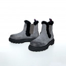 Blue Heeler Damen Chelsea Boots Molly Raw Stein Grau 42