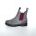 Blue Heeler Damen Chelsea Boots Fraser Raw warm Stein Grau/Rot