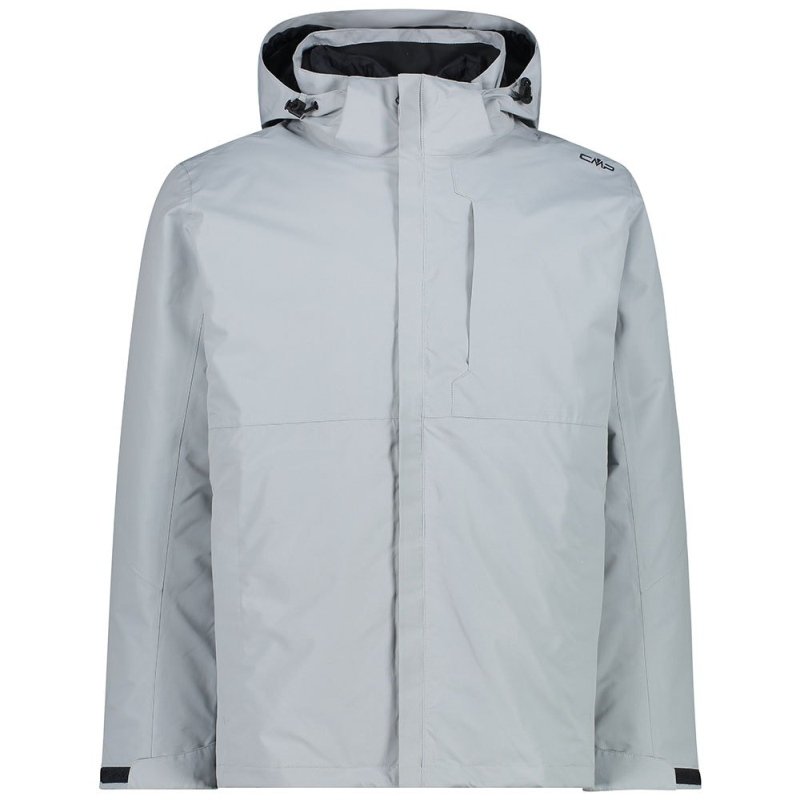 CMP Herren Jacke Mit Abnehmbarer Kapuze - Wasserdicht & PFC-frei