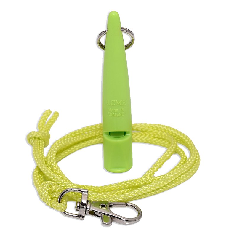 ACME Hundepfeife No. 211,5 mit Pfeifenband (Basic) Lime Green / Limonen Grün