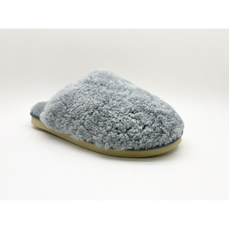 Thies Damenhausschuhe Sheepskin Fluffy Shearling Ice 38