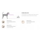 Maul Ledermanufaktur Hundehalsband Mini Nesth&auml;kchen Altrosa/Silber