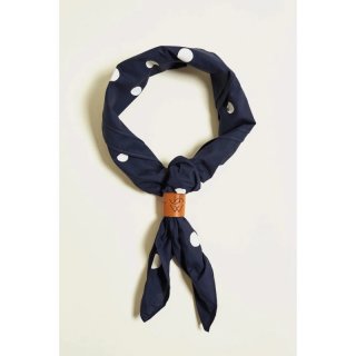 Helen Wells Bandana Waves Navy