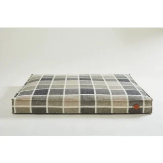 Helen Wells Hundebett Tweed Charcoal Grau