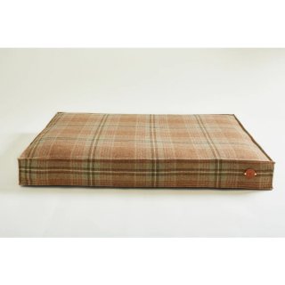 Helen Wells Hundebett Tweed Copper Beech Rot- Braun