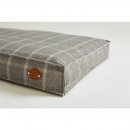 Helen Wells Hundebett Tweed Pebble Grau