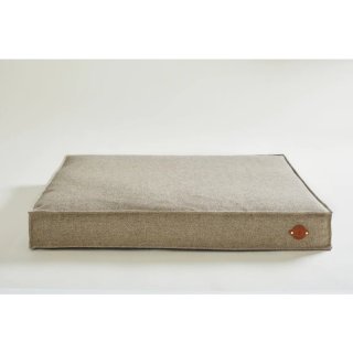 Helen Wells Hundebett Tweed Stone Grau- Beige